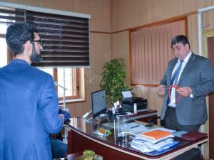 Kişisel koruyucu ekipmanı “yüz siperleri” Sağlık Bakanlığı’na teslim edildi