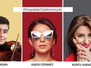 Ünlü sanatçıların evinde canlı moral konserleri devam ediyor