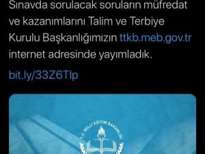 Milli Eğitim Bakanlığı LGS’de sorulacak soruların müfredatı ve kazanımlarını açıkladı