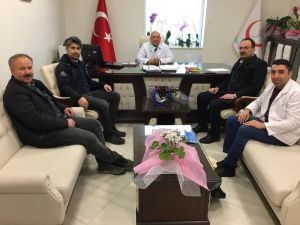 Sağlık çalışanlarına koruyucu siperlik desteği