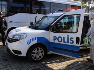 Muğla’da emniyet araçları dezenfekte edildi
