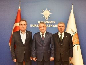 AK Parti Nilüfer, İnegöl ve Kestel ilçe başkanları görevlerini devretti