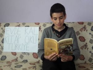Hisarcık’ta ortaokul öğrencilerinden “Evde kal” çağrısı