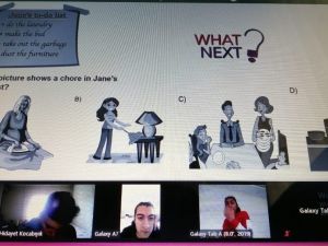 Köy okulu evlerde dijital sınıflar oluşturdu