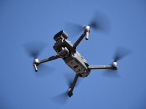 Pazaryerinde drone ile ateş ölçümleri devam ediyor
