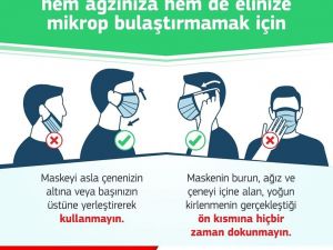 Sağlık Müdürlüğü’nden maske kullanım uyarısı