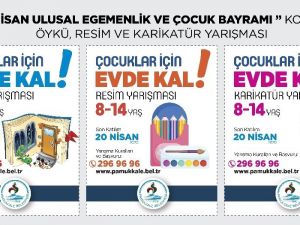 Evde kalan çocuklara özel yarışmalar başlatıldı