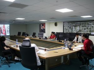 İl Sağlık Müdürü idarecilerle telekonferansla görüştü