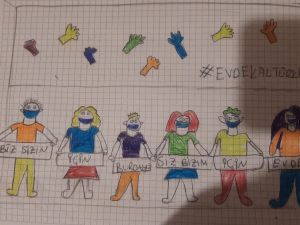 Miniklerden sağlık çalışanlarına mektup