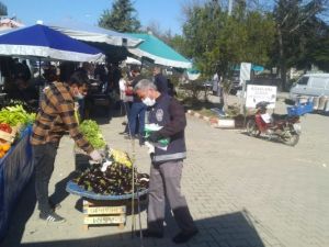 Pazarlar ilçe pazarında önlemler