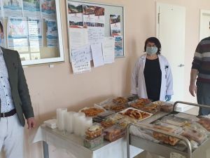 ÇEŞKA’dan sağlık çalışanlarına ikram