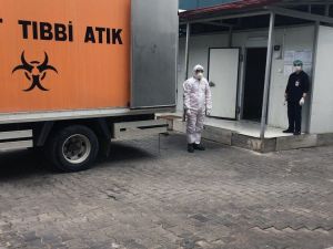 Tıbbi atık bertaraf tesisinde korona virüs tedbirleri arttırıldı