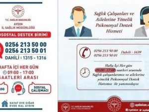 Aydın’da Psikososyal Destek Birimi’nden 17 kişi faydalandı