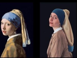 PAÜ öğrencileri ünlü tabloları canlandırdı