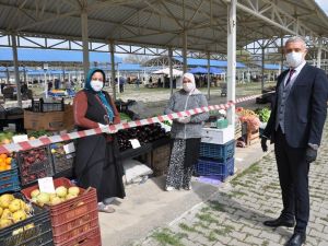 Simav’ın halk pazarının yeri değişti