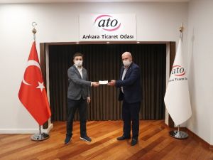 Coronathon Türkiye’de dereceye giren başkentli firmaya ATO’dan destek