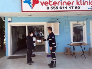 Büyükşehirden veteriner kliniklerine maske