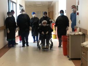 87 yaşında koronayı yendiler umut oldular