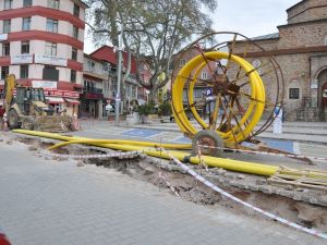 Simav’da doğalgaz çalışmaları hız kazandı