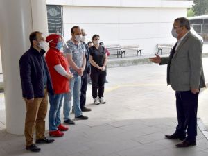 Başkan Çerçi sağlık kahramanlarını kutladı