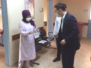 Güvenlik güçleri ve sağlık çalışanlarına siperlik maske desteği