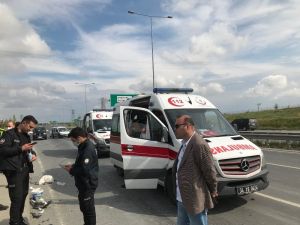 Arnavutköy’de trafik kazası: 1’i ağır 5 yaralı