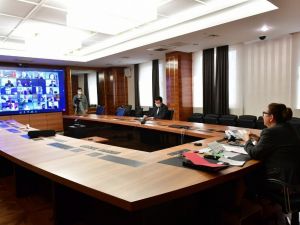 Bakan Pekcan,  AB Ülkeleri İş Konseyi Başkanları ile görüştü