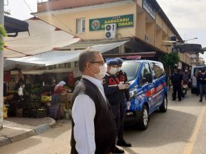 Karacasu’da dronla ateş ölçümü salgına karşı etkili oldu