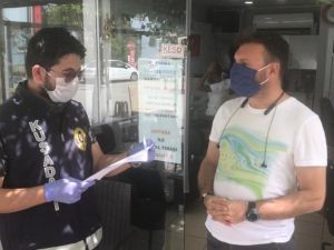 Kuşadası’nda kuaför ve berberler denetlendi