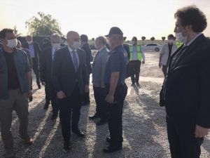 Ulaştırma Bakanı Karaismailoğlu hızlı tren hattı çalışmalarını inceledi