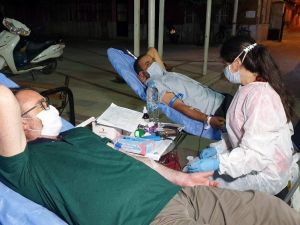 Nazilli’de din görevlileri kan bağışında bulundu