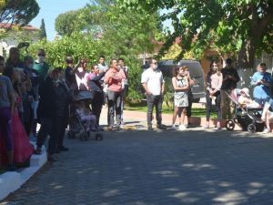 Kuşadası sokakları bayramda belediye bandosuyla şenlendi