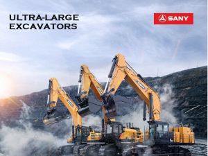 SANY, ultra büyük ekskavatör için ürün portföyünü büyüttü