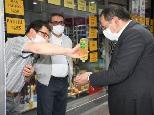 Başkan Demir’den esnafa ilk gün ziyareti
