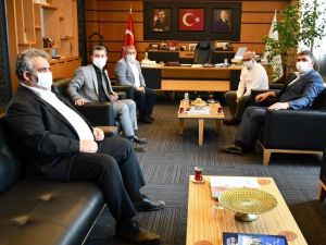 MHP’den Başkan Oral’a ziyaret