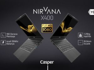 180 derece açılan Casper Nirvana X400 piyasaya çıktı
