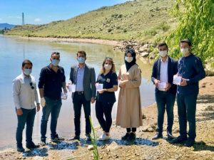 AK Parti Gençlik Kolları, göletlere bin adet sazan balığı bıraktı