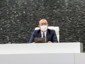 Meram Belediye Meclisi sosyal mesafe ile toplandı