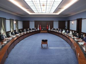 AK Parti Merkez Yürütme Kurulu (MYK), Cumhurbaşkanı ve AK Parti Genel Başkanı Recep Tayyip Erdoğan başkanlığında toplandı.