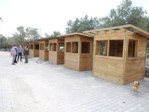 Antik kentin satış reyonları hazır