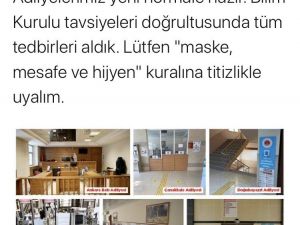 Bakan Gül: “Adliyelerimiz yeni normale hazır”