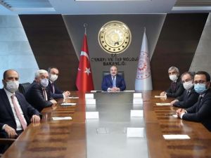 Kilis heyeti bakanlarla görüştü