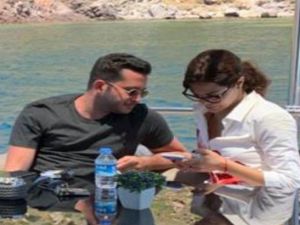 Hilal Altınbilek iş adamı David Nahmiyas ile teknede görüntülendi