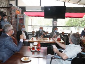 ATO Başkanı Baran, ODTÜ kampüsündeki işletmelerin yaşadığı sorunlara ilişkin çözüm önerilerini rektöre aktardı