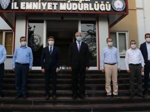 Milletvekili Aydın, Müdür Ergüder’i ziyaret etti