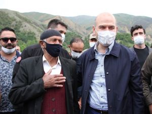 Bakan Soylu açıkladı, Bingöl’de evleri yıkılana çelik konstrüksiyonlu ev yapılacak