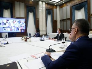 Cumhurbaşkanı Yardımcısı Oktay başkanlığında enerjiye ilişkin toplantı