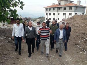 AK Parti İl Başkanı Karabıyık’tan TOKİ inşaatında inceleme