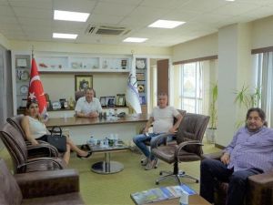 TÜRSAB yönetimi KUTO Başkanı Serdar Akdoğan’ı ziyaret etti