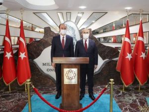 Şanlıurfa Valisi Erin’den Mardin Valisi Demirtaş’a hayırlı olsun ziyareti